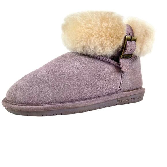 BEARPAW the Abby Boot in Lavender Size 2 Big Girl - Picture 4 of 12
